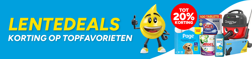 Lentedeals: tot 50% korting op topfavorieten Lentedeals: tot wel 20% korting op geselecteerde producten