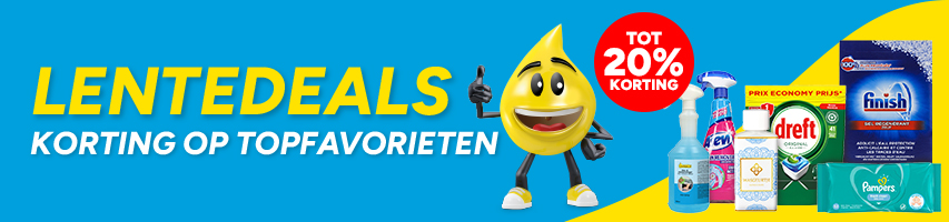 Lentedeals: tot 20% korting op geselecteerde producten