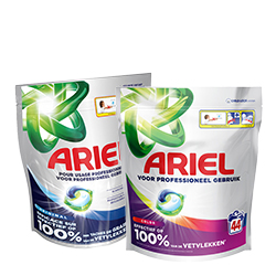 20% korting op Ariel Professional Wascapsules Allin1 Original + Color