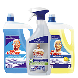 15% korting op alle Mr. Propper Professional schoonmaakmiddelen