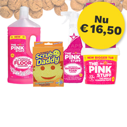 The Pink Stuff & Scrub daddy | Schoonmaakset