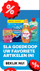 De beste deals op vaatwas, wasmiddel, schoonmaakmiddel en meer