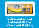 Vuilniszakken met trekband 60L