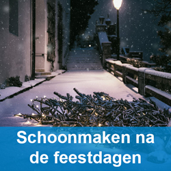 Schoonmaken na de feestdagen