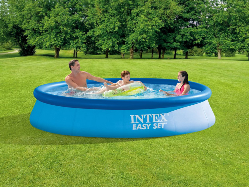 toediening eiwit hebben zich vergist Intex Easy Set opblaasbaar zwembad inclusief filterpomp Ø366cm ↨76cm Intex  123schoon.nl