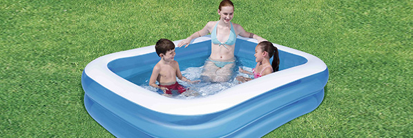 Kunt u chloor gebruiken in een opblaaszwembad?